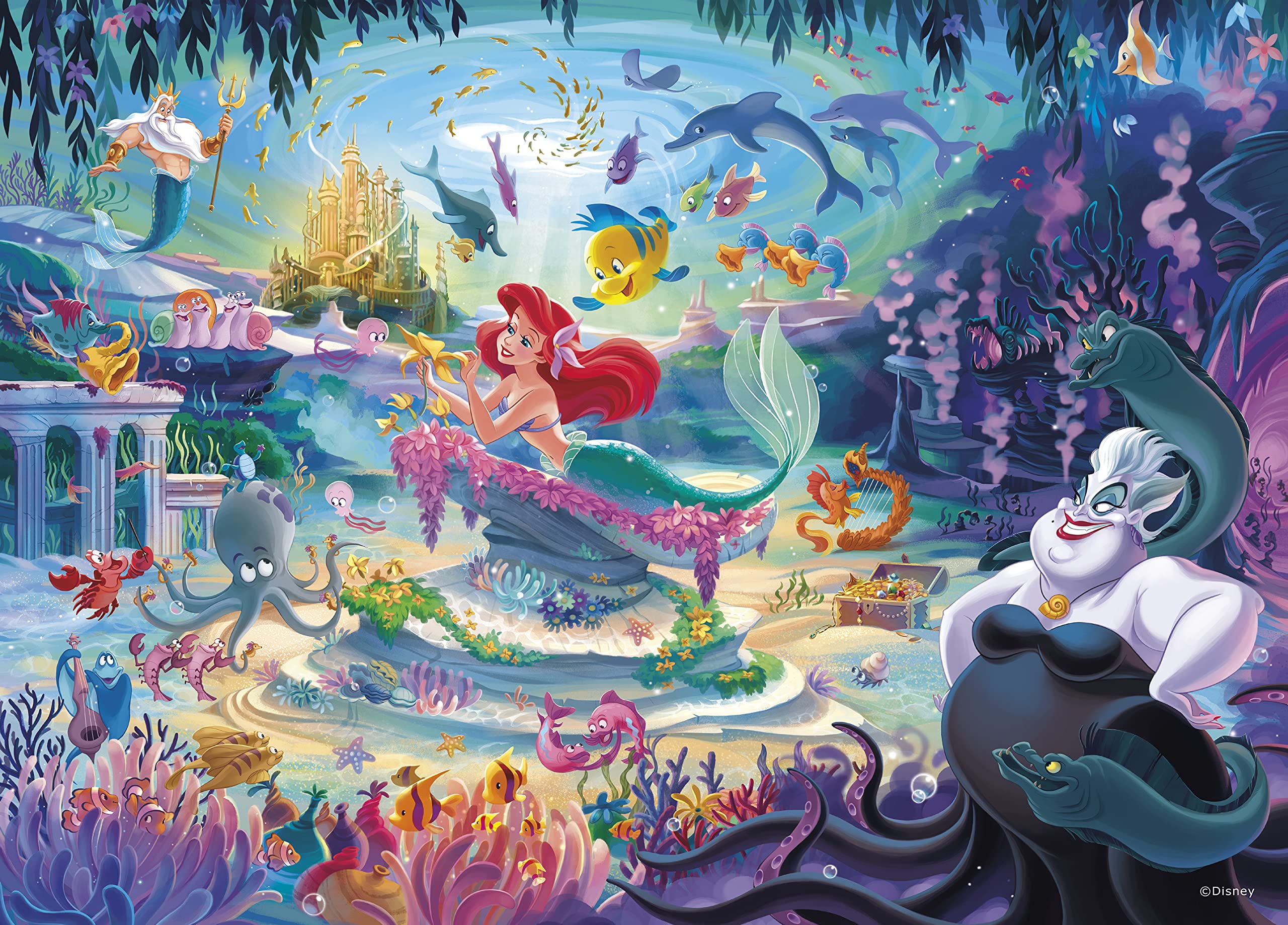 Amazon.com: Ceaco - Disney Princess - The Little Mermaid - 1000